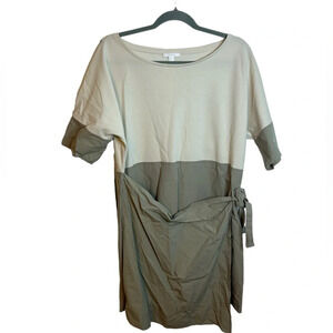 COS Colorblock Wrap Shirt Dress